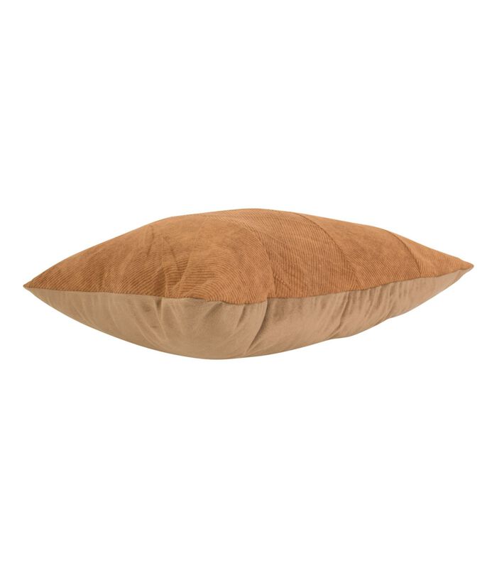 Coussin Ribbed - Marron chocolat - 60x35cm image number 1