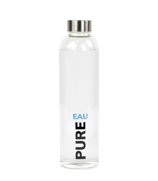 Glazen fles 750 ml "eau pure"