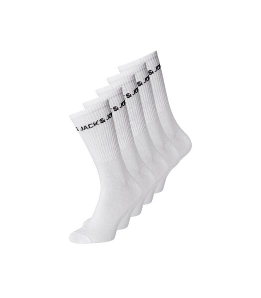 Sokken 5 paar Jacbasic Logo Tennis Sock