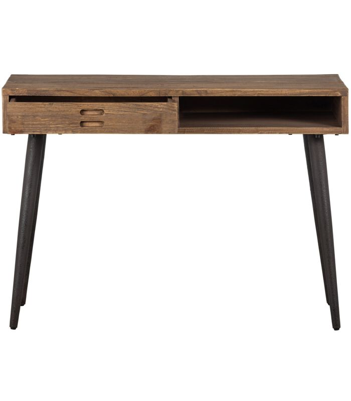 Maddox Bureau - Recycled Hout - Naturel - 77x110x50 image number 3