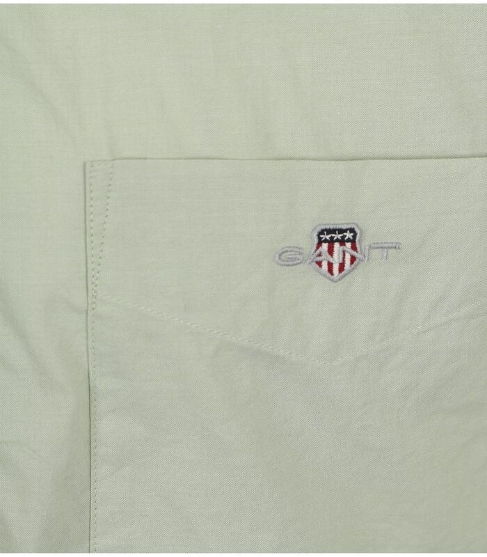 Gant Overhemd Short Sleeve Lichtgroen image number 3