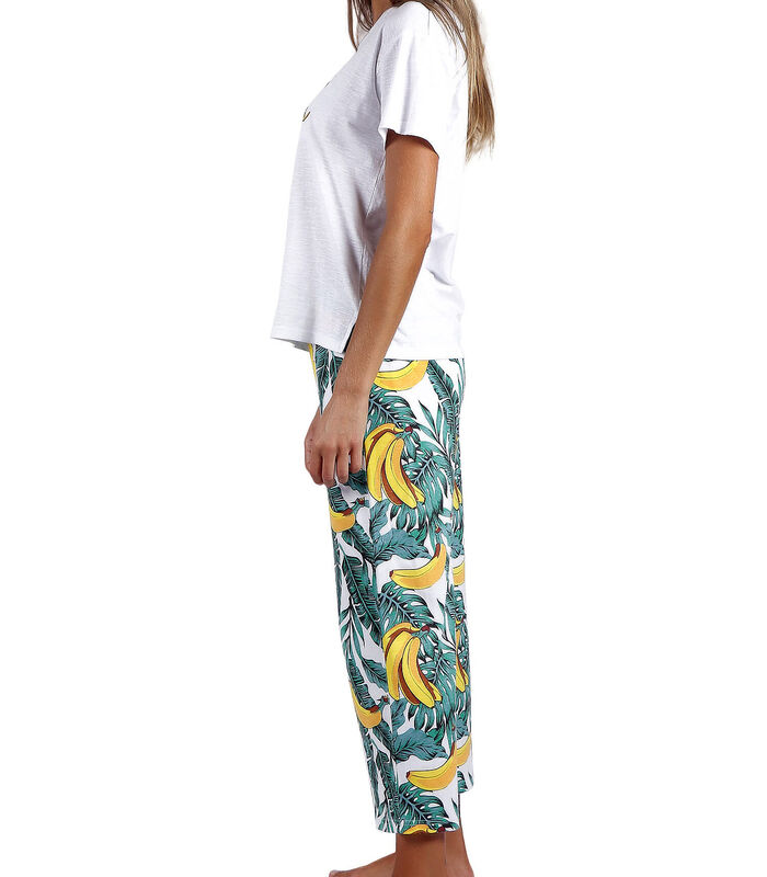 Pyjama pantalon palazzo t-shirt Sweet Banana image number 2