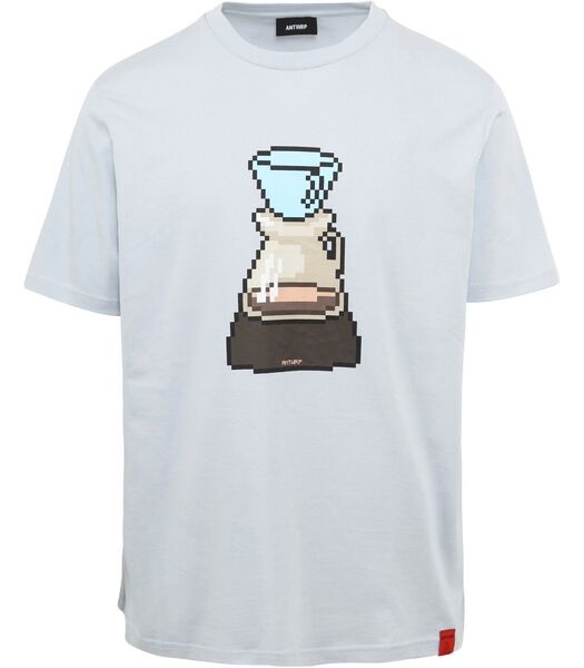 ANTWRP T-Shirt Print Lichtblauw