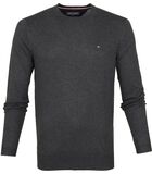 Tommy Hilfiger Pull Col Rond Anthracite image number 0
