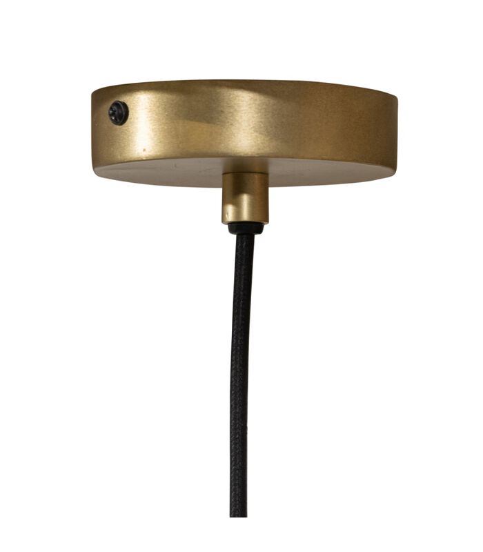 Lampe à suspension - Métal/verre - Laiton noir - 34x33x33 - Safa image number 4
