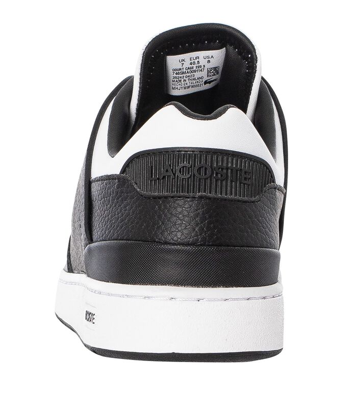 Court Cage 223 3 SMA Leren Sneakers image number 4