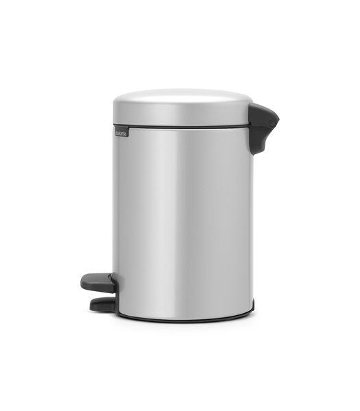 Poubelle à Pédale newIcon - 3 litres - Metallic Grey
