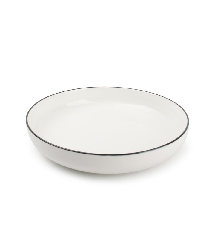 STUDIO BASE assiette creuse 21,5 cm blanc (set/4) image number 1