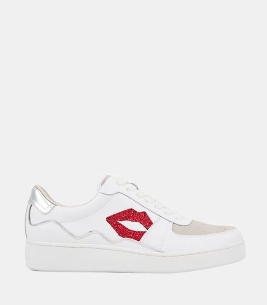 Sneakers Loulou Blanc rood