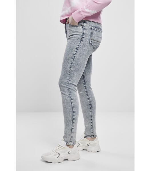 Pantalon jeans femme high waist skinny