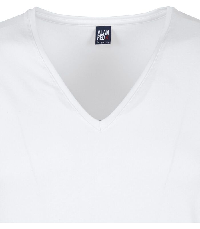 T-Shirt Extra Diepe V-Hals Stretch image number 3