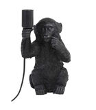 Tafellamp Monkey - Zwart - 13x12,5x23,5cm image number 0