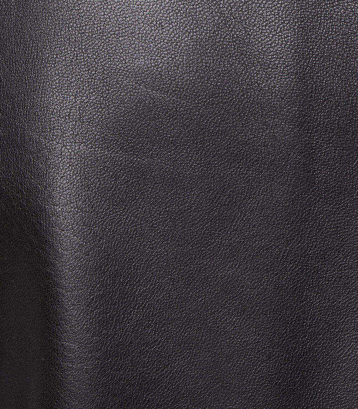 Kort zwart jasje in lamsleer image number 4