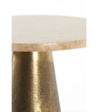 Table d'appoint Ynez - Sable/Bronze Antique - 36x36x51cm image number 2