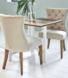Riviera Maison Eetkamerstoel - Balmoral Dining Chair Oxford Weave - Flanders Flax - Naturel image number 1
