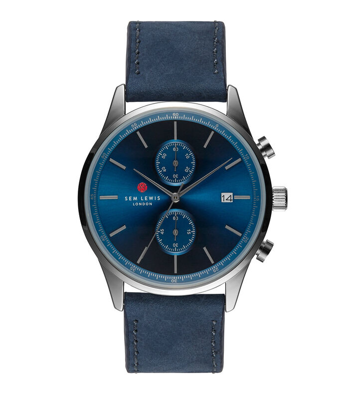 Metropolitan Horloge blauw SL1100017 image number 0