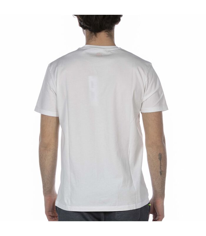 T-Shirt Sundek Printed Bianco image number 3