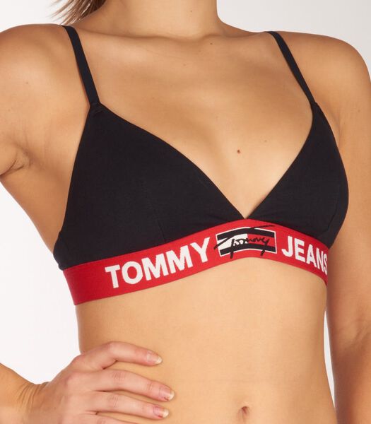 BH Top Tommy Jeans Triangle Bralette Unlined
