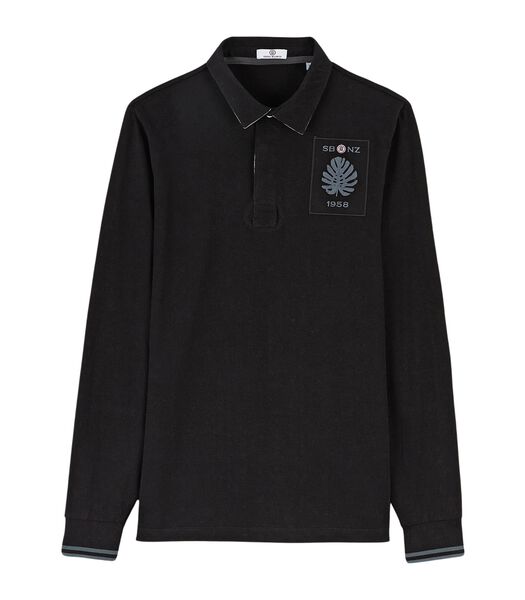 Polo manches longues jersey