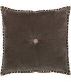 Coussin - Velvet - Mocca - 45x45x10  - Levy image number 0