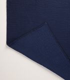 Couvre-lit ILARIO encre bleue et feston noir 240x260 cm image number 3