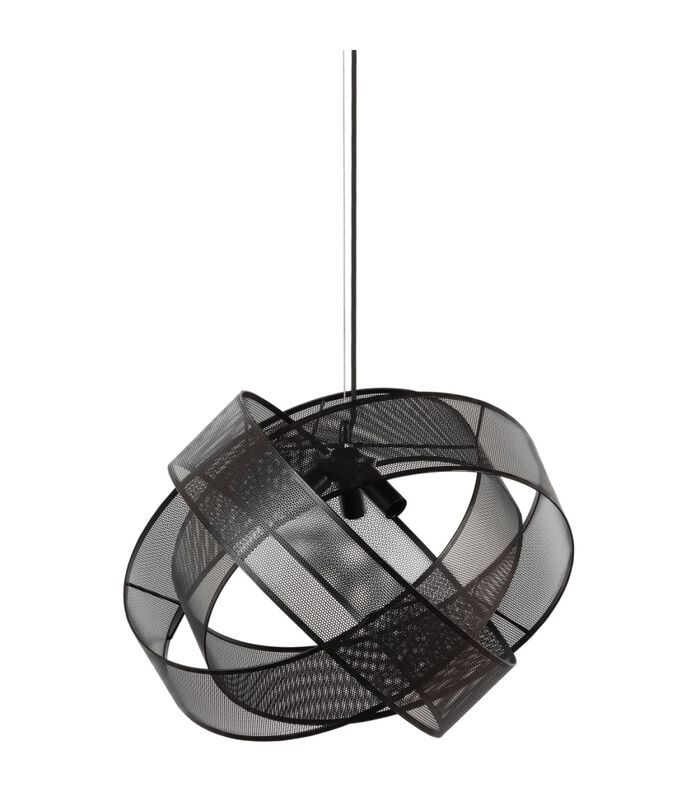 Lampe Suspendue - Métal - Noir - 40x50x50 - Arie image number 0