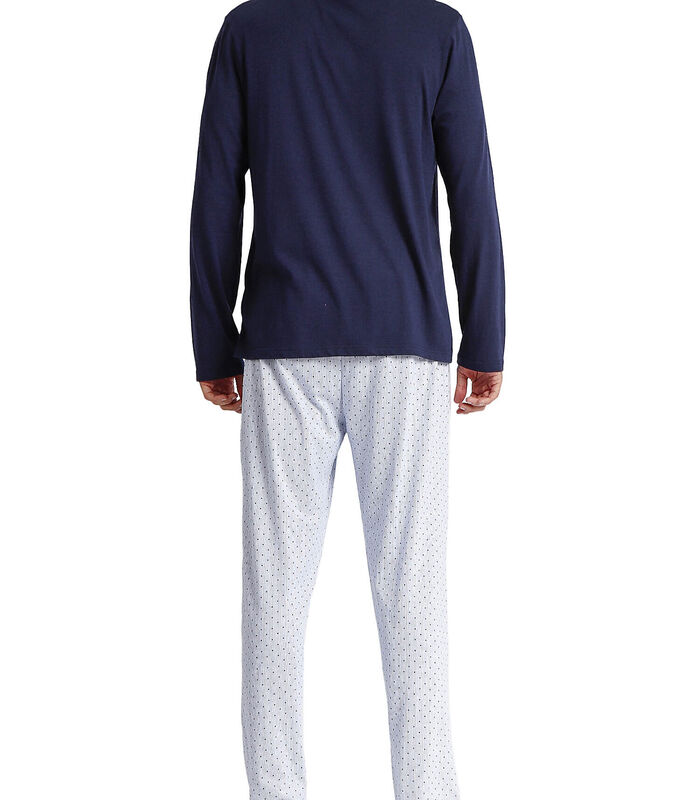 Pyjama pantalon top manches longues Stripes And Dots image number 1