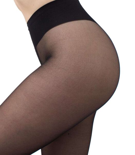 Sensi 40den (Multipack) zijdematte Semi-Opaque Panty - Zwart - M