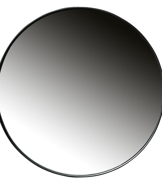 Miroir - Métal - Noir - 80x80x5  - Doutzen
