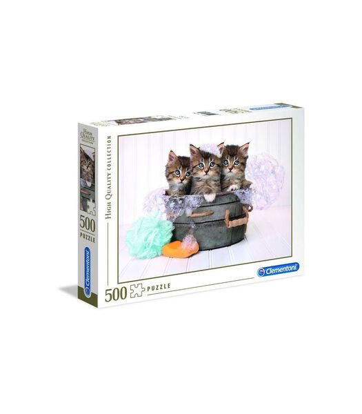Puzzl Hq Collection Kittens And Soap 500 St