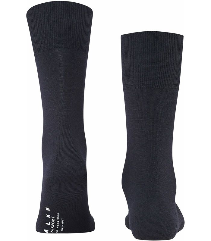 Chaussettes airport wool cotton blend darknavy image number 3