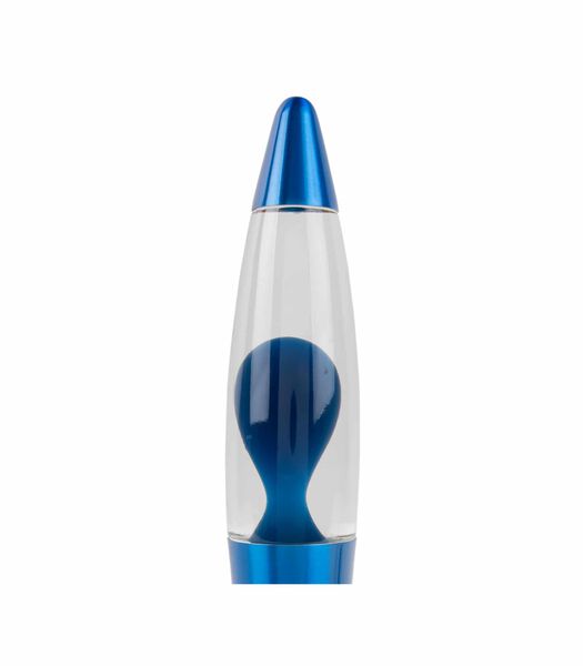 Tafellamp Funky Rocket Lava - Blauw - Ø8.6x35.5cm