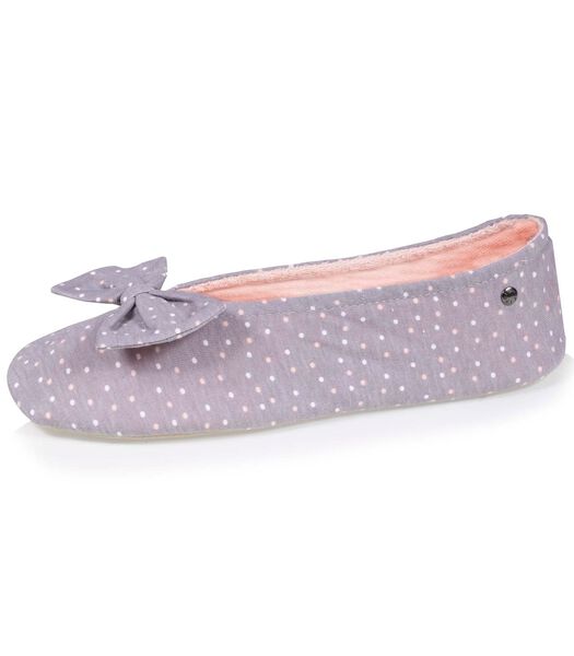 Chaussons Ballerines Femme Pois