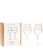 Wijnglazen Witte Wijn - RM White Wine Glass - Transparant - Set 2 Stuks image number 3