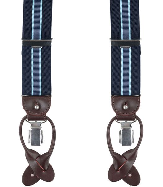 Luxe Bretel Navy-Lichtblauw