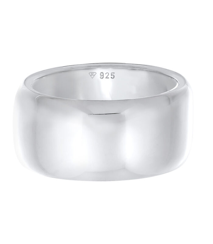 Ring Damesring Breed Simpel Trend In 925 Sterling Zilver image number 1
