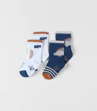 Set de 2 paires de chaussettes en tricot, canard/écru image number 0