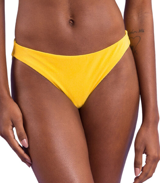 Bikinibroekje Laag uitgesneden Zwembroekj Malibu-Yellow Essential-Comfy