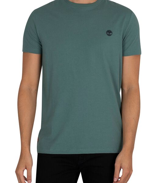 Dun-River Smal T-Shirt Met Ronde Hals