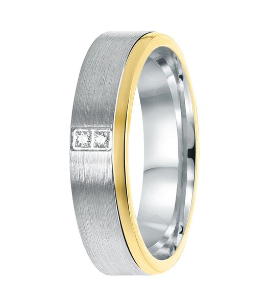 Ring 'Salamanca' Zilver - zilverkleurig-goudkleurig