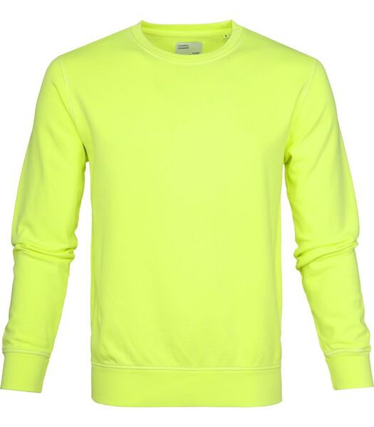 Colorful Standard Pull Jaune Fluo