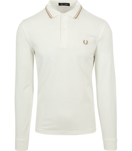 Polo à manches longues Fred Perry Off White U83