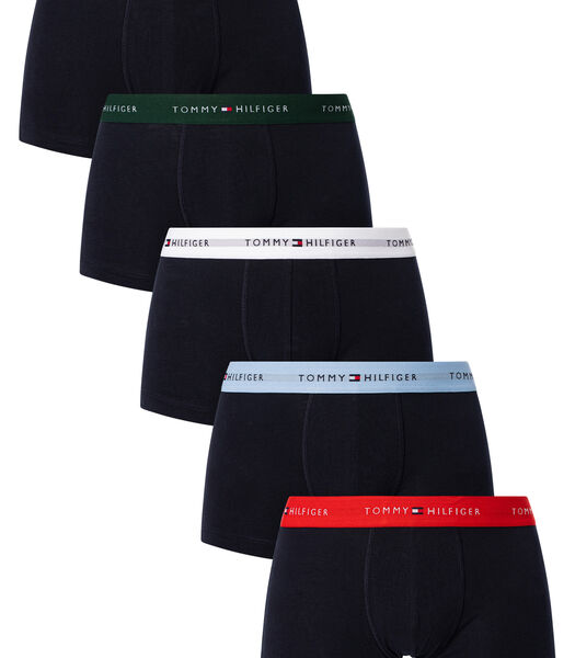 Set Van 5 Kenmerkende Katoenen Essentials-Boxers