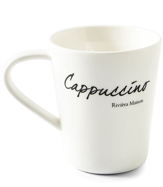 Classic Cappuccino Mug - Cappuccino Kopjes - Porselein Mokken set van 2 - 200 ml