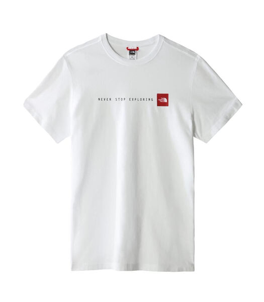 Never Stop Explorer - T-Shirt - Blanc