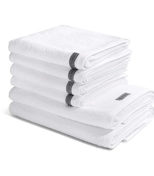 Selection - coton bio set de serviettes 6 pièces