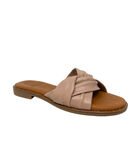 Sandales plates en cuir AGLAYA image number 1