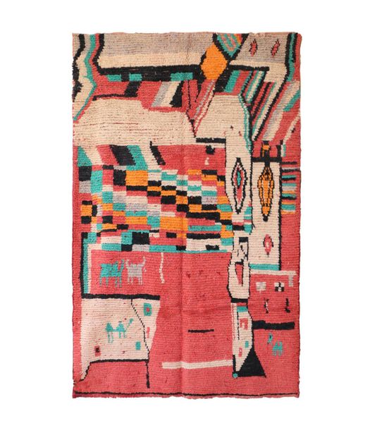 Marokkaans berber tapijt pure wol 272 x 172 cm