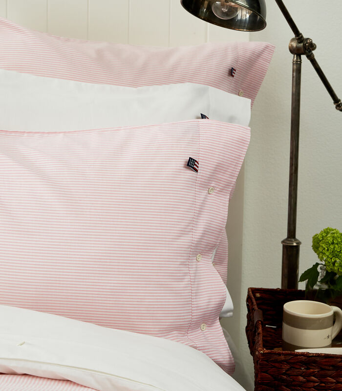 Pin Point Pink/White Pillowcase image number 2
