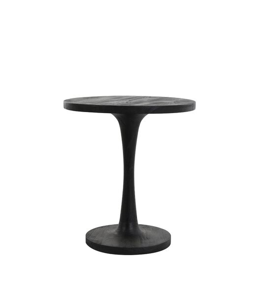 Table d'appoint Bicaba - Noir - Ø50cm